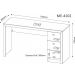Mesa para Escritório Home Office ME4102 MDP Amendoa G69 - Gran Belo