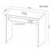 Mesa para Escritório Home Office ME4107 MDP Amendoa G69 - Gran Belo