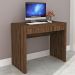 Mesa para Escritório Home Office ME4107 MDP Nogal - Gran Belo