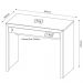 Mesa para Escritório Home Office ME4107 MDP Nogal - Gran Belo