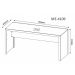 Mesa para Escritório Home Office ME4109 MDP Amendoa G69 - Gran Belo