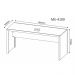 Mesa para Escritório Home Office ME4109 MDP Branco - Gran Belo