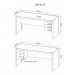 Mesa para Escritório Home Office ME4113 MDP Amendoa G69 - Gran Belo