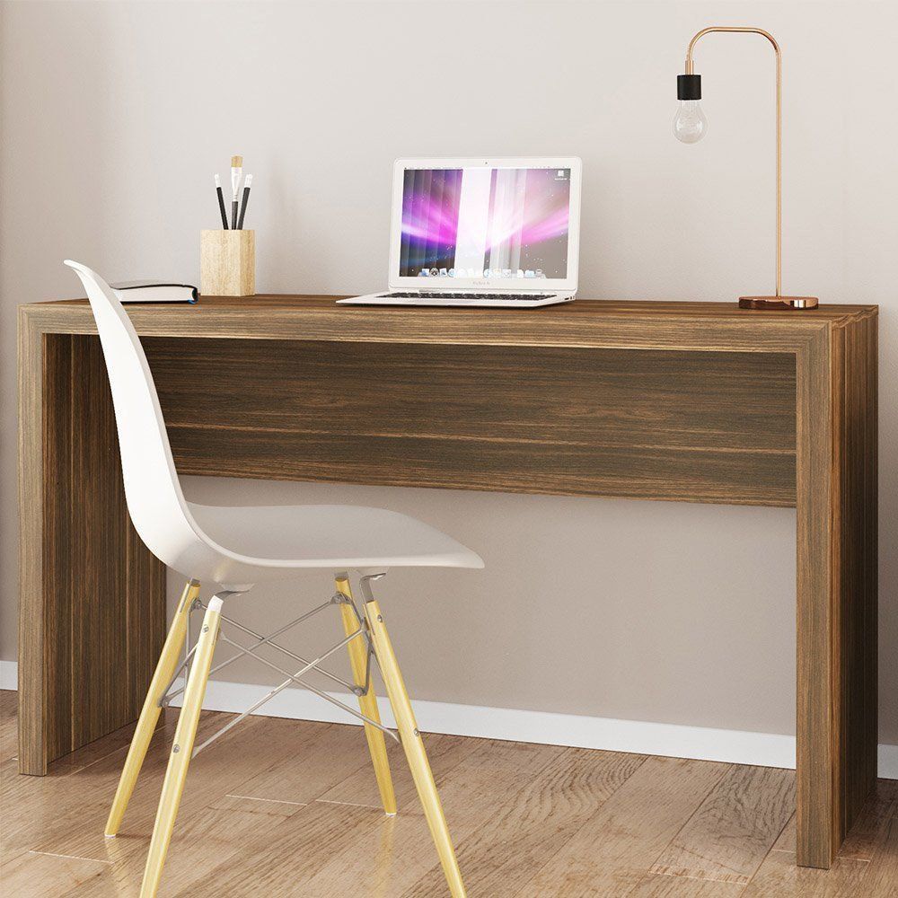 Mesa para Escritório Home Office ME4135 MDP Nogal - Gran Belo