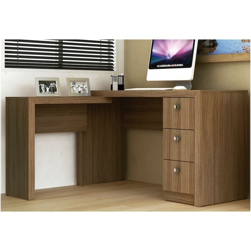 Ambiente para Home Office 02 Peças Amêndoa - Tecno Mobili