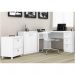 Ambiente para Home Office 05 Peças Branco - Tecno Mobili