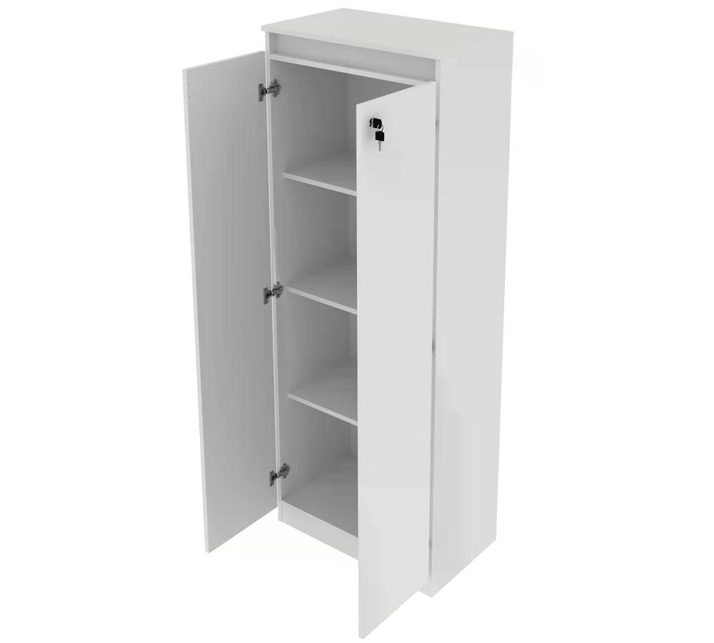 Armário 02 Portas para Escritório Com Chave ME4151 Branco Tecno Mobili