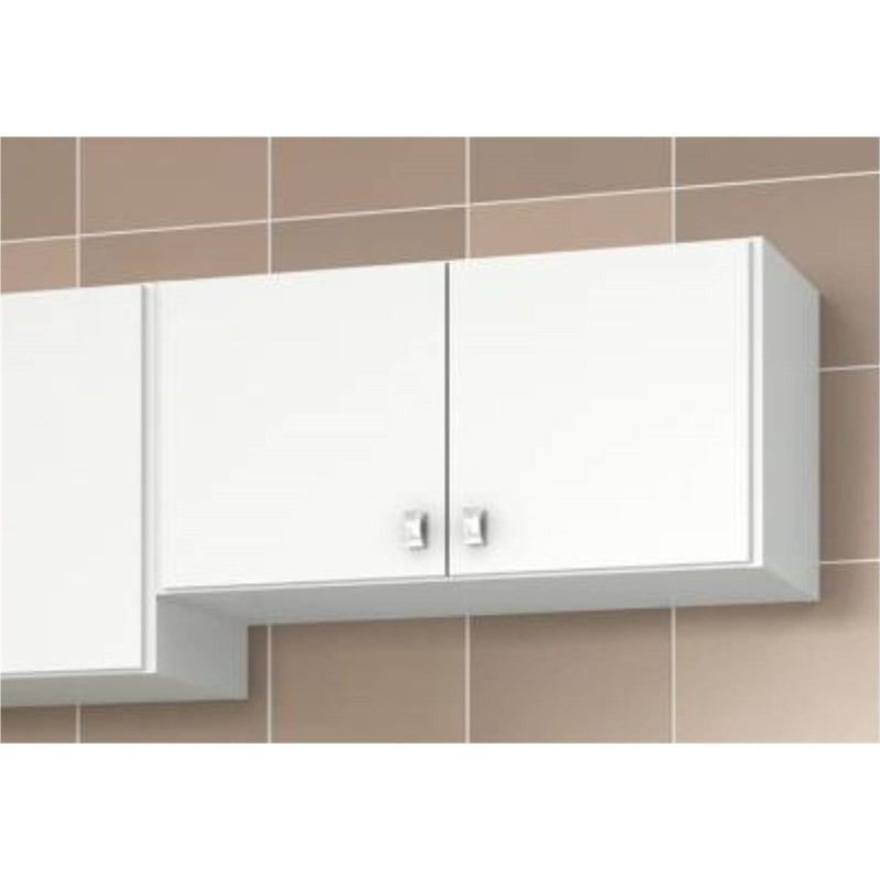 Armário Aéreo Pequeno 02 Portas AM3103 Branco - Tecno Mobili