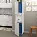 Armário Multiuso 2 Portas 1 Nicho BL3312 Branco - Tecno Mobili