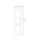Armário Multiuso 2 Portas 1 Nicho BL3312 Branco - Tecno Mobili