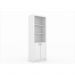 Armário Organizador para Home Office de 171,5 cm de Altura ME4110 Branco - Tecno Mobili