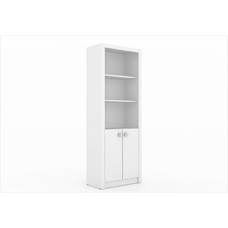 Armário Organizador para Home Office de 171,5 cm de Altura ME4110 Branco - Tecno Mobili