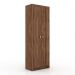 Armário de 171,5 cm para Home Office 02 Portas ME4105 Nogal - Tecno Mobili