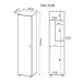 Armário de Serviço 01 Porta AM3100 Branco - Tecno Mobili