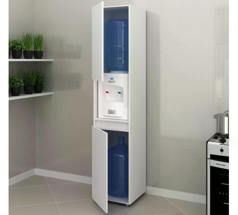 Armário para Bebedouro 02 Portas BL3312 Branco Tecno Mobili