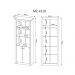 Armário para Escritório 02 Portas ME4110 Branco - Tecno Mobili