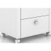 Armário para Home Office ME4112 com Rodízios Branco - Tecno Mobili