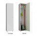 Armário para Lavanderia 01 Porta AM3100 Branco Tecno Mobili