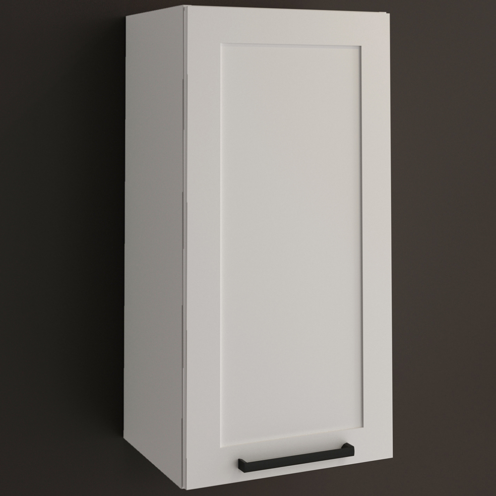 Armario Aereo 1 Porta 40 cm MDF CZ3315 Branco Tecno Mobili