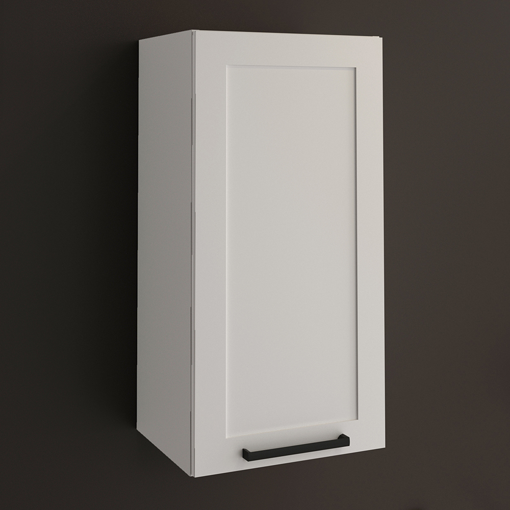 Armario Aereo 1 Porta 40 cm MDF CZ3315 Branco Tecno Mobili