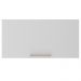 Armario Aereo 1 Porta Basc 80 cm MDP CZ3119 Freijo Branco Tecno Mobili