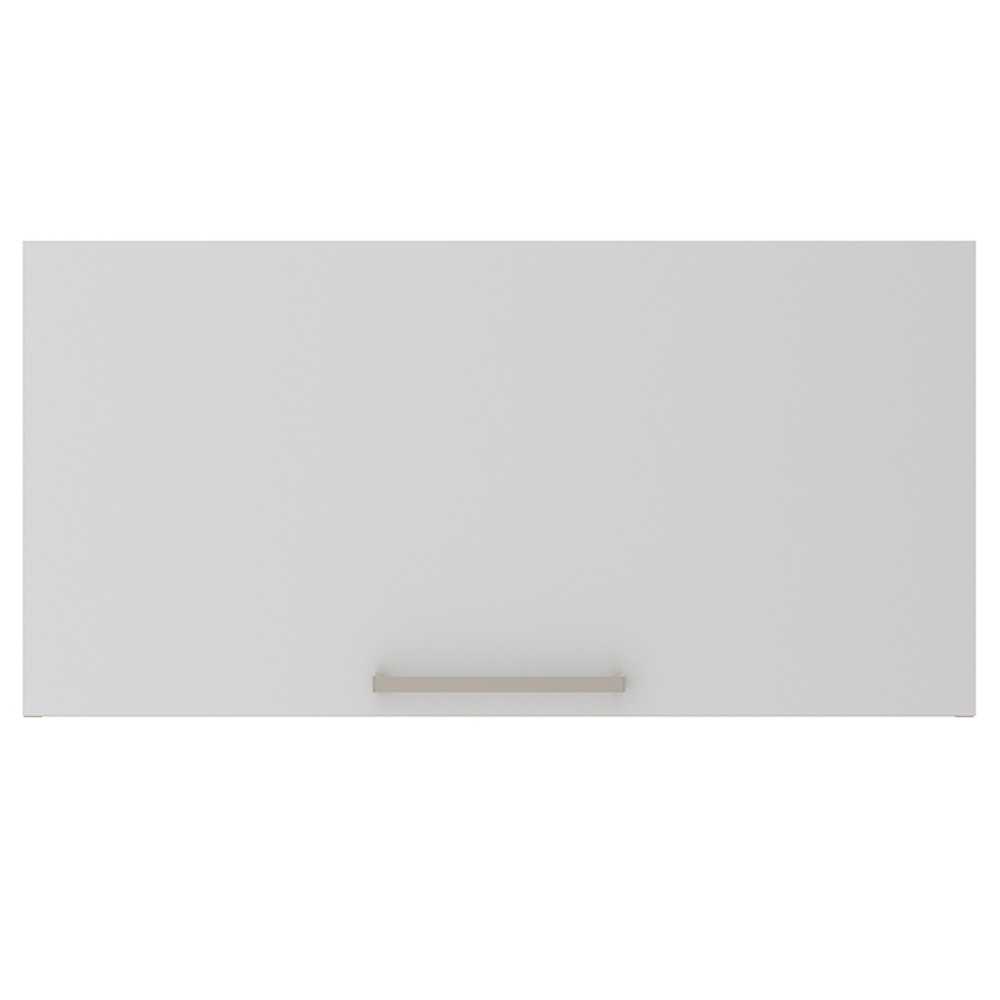 Armario Aereo 1 Porta Basc 80 cm MDP CZ3119 Freijo Branco Tecno Mobili
