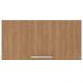 Armario Aereo 1 Porta Basc 80 cm MDP CZ3119 Freijo Tecno Mobili