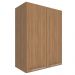 Armario Aereo 2 Portas 60 cm MDP CZ3141 Freijo Tecno Mobili