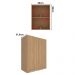 Armario Aereo 2 Portas 60 cm MDP CZ3141 Freijo Tecno Mobili
