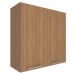 Armario Aereo 2 Portas 80 cm MDP CZ3115 Freijo Tecno Mobili