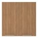 Armario Aereo 2 Portas 80 cm MDP CZ3115 Freijo Tecno Mobili