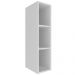 Armario Aereo Adega 3 Nichos 20 cm MDF CZ3318 Branco Tecno Mobili