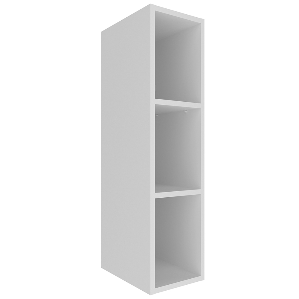 Armario Aereo Adega 3 Nichos 20 cm MDF CZ3318 Branco Tecno Mobili