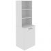 Armario Escrivaninha Multiuso Retratil 5 nicho ME4171 Branco Tecno Mobili