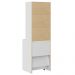 Armario Escrivaninha Multiuso Retratil 5 nicho ME4171 Branco Tecno Mobili