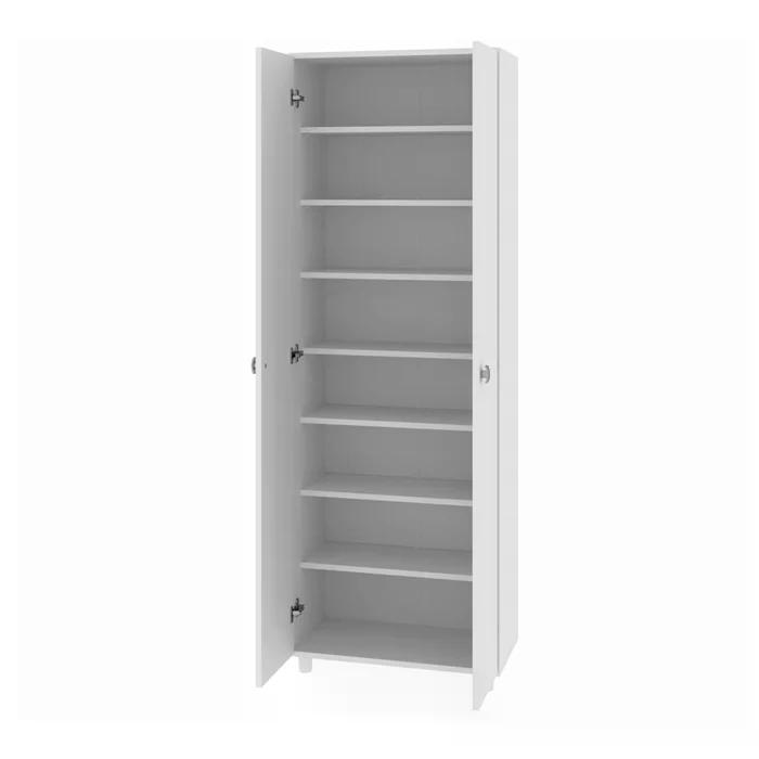 Armario Multiuso 2 Portas 7 Prateleiras AM3108 Branco Tecno Mobili