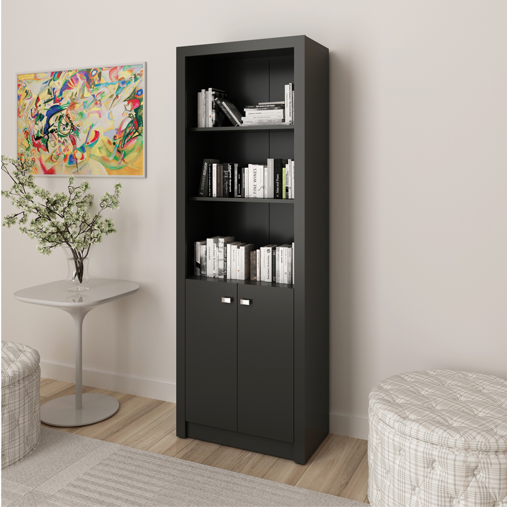 Armario Para Escritorio ME4110 Preto Tecno Mobili
