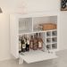 Balcão Adega 1 Porta AD5002 Branco - Tecno Mobili