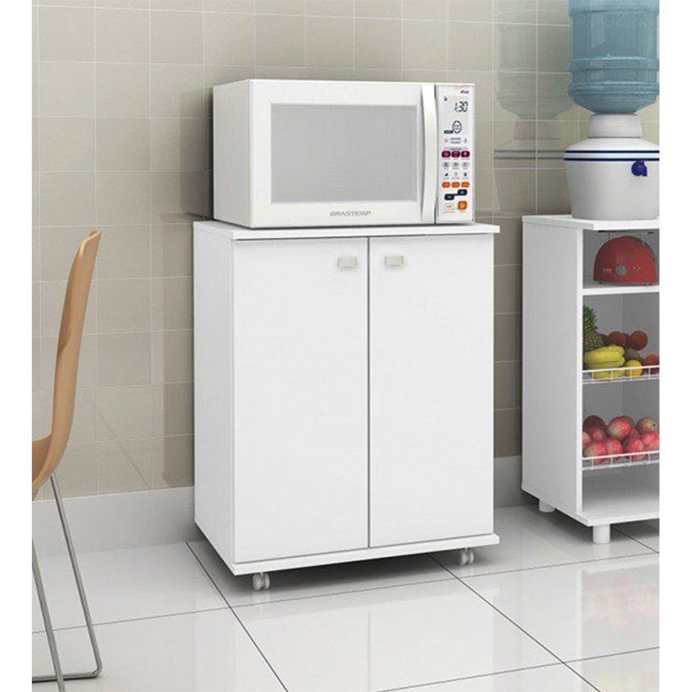 Balcão Baixo 02 Portas BL3300 Branco - Tecno Mobili