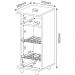 Balcão Fruteira BF3206 Branco - Tecno Mobili