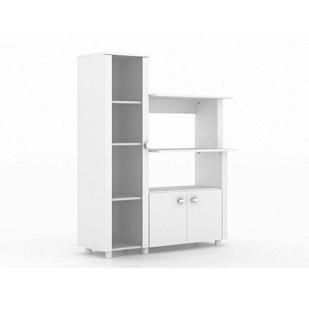 Balcão Multiuso 03 Portas BL3304 Branco - Tecno Mobili