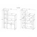 Balcão Multiuso 03 Portas BL3304 Branco - Tecno Mobili