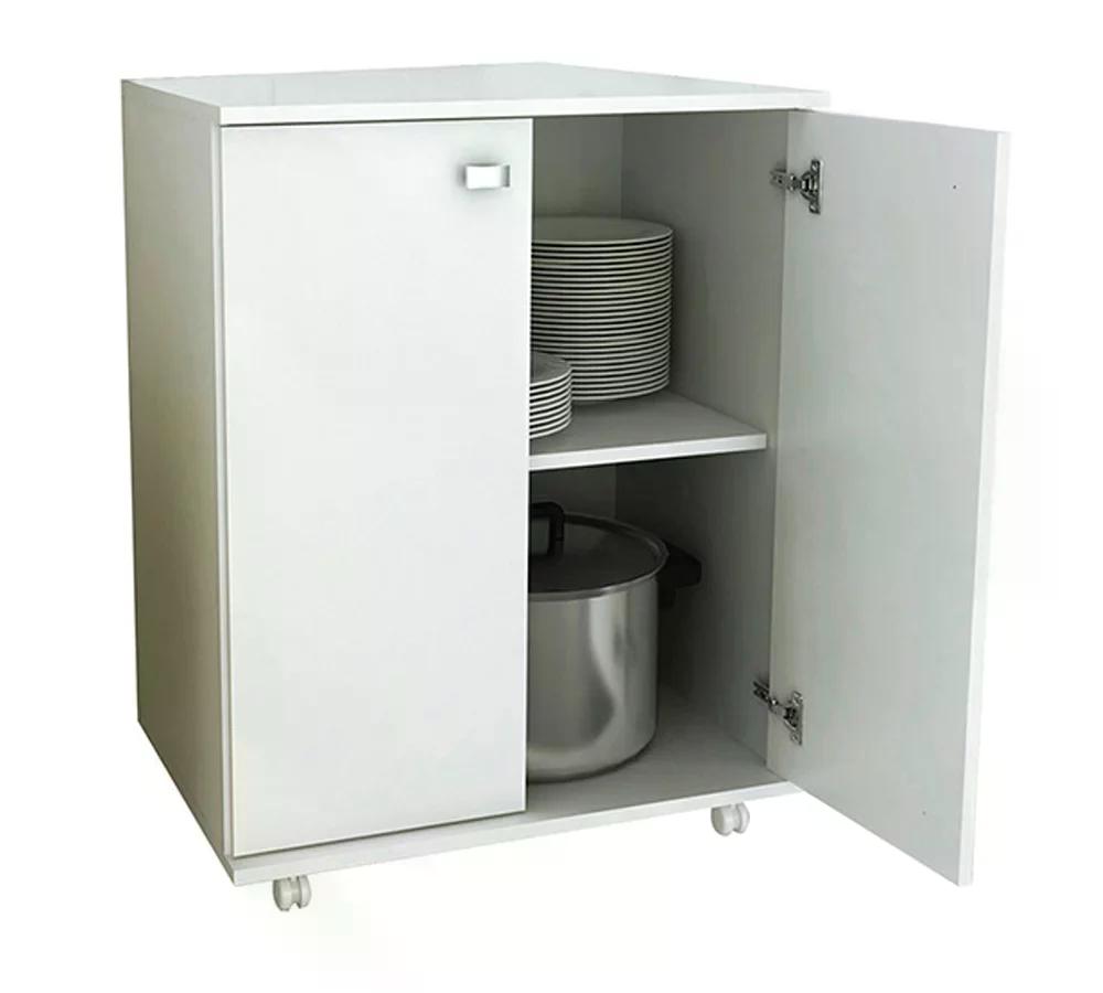 Balcão Multiuso 2 Portas BL3300 Branco Tecno Mobili