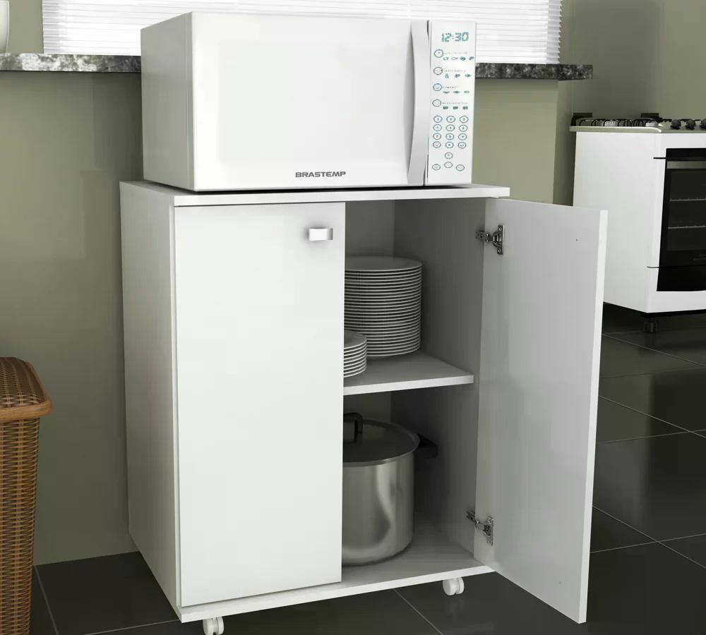 Balcão Multiuso 2 Portas BL3300 Branco Tecno Mobili