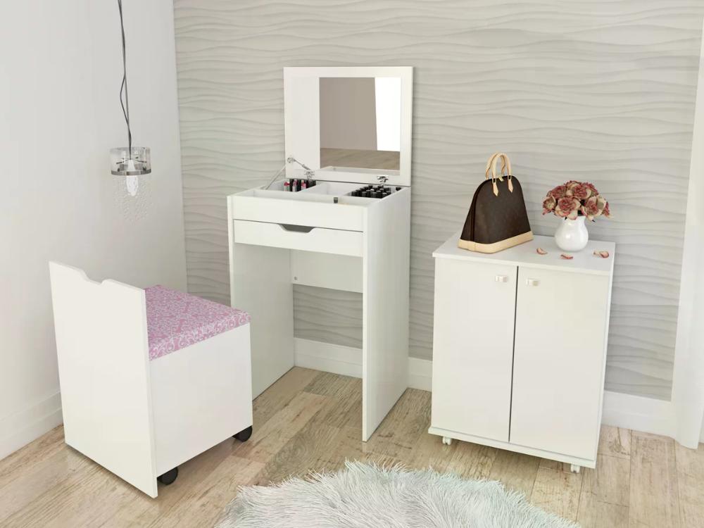 Balcão Multiuso 2 Portas BL3300 Branco Tecno Mobili