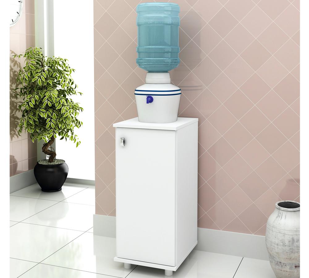 Balcão Para Bebedouro 01 Porta BL3306 Branco Tecno Mobili