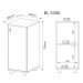Balcão Para Bebedouro 01 Porta BL3306 Branco Tecno Mobili
