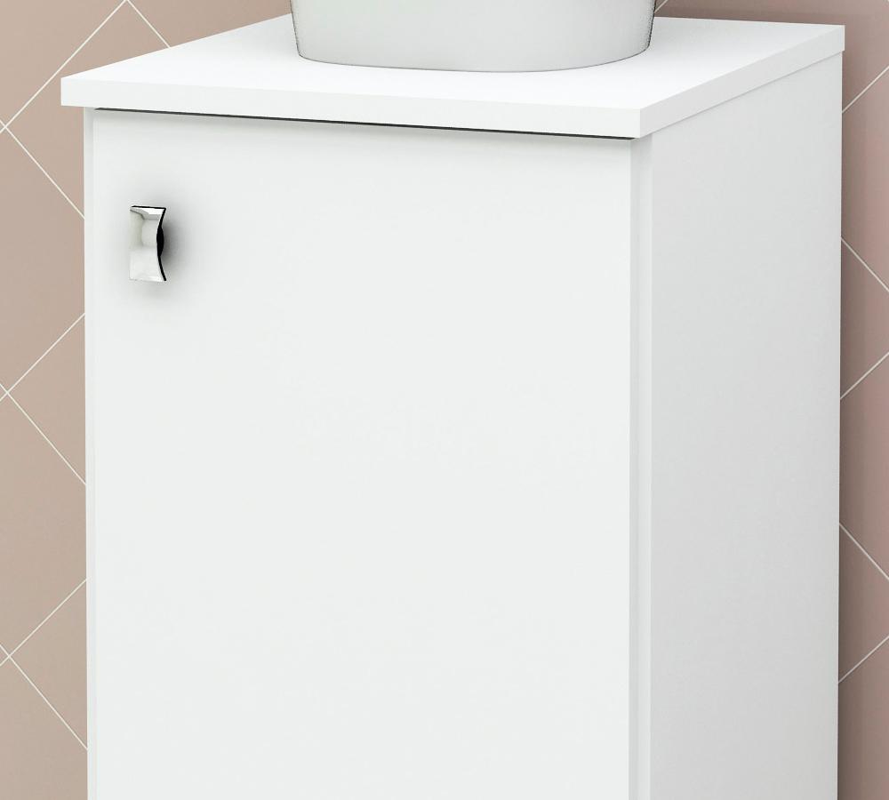 Balcão Para Bebedouro 01 Porta BL3306 Branco Tecno Mobili