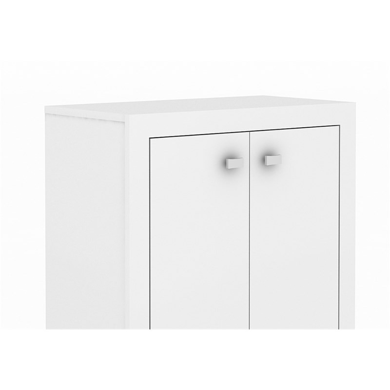 Balcão Para Escritório 2 Portas ME4103 Branco - Tecno Mobili