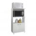 Balcão Para Forno e Microondas BL3301 Branco Tecno Mobili